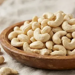 White whole cashews from Vietnam