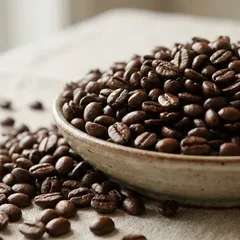 Roasted coffee beans from Vietnam